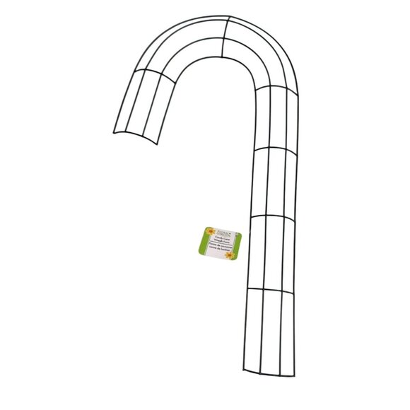 Candy Cane Wreath Form Black Metal Wire Frame For Crafting & DIY Projects Set o - Picture 3 of 4